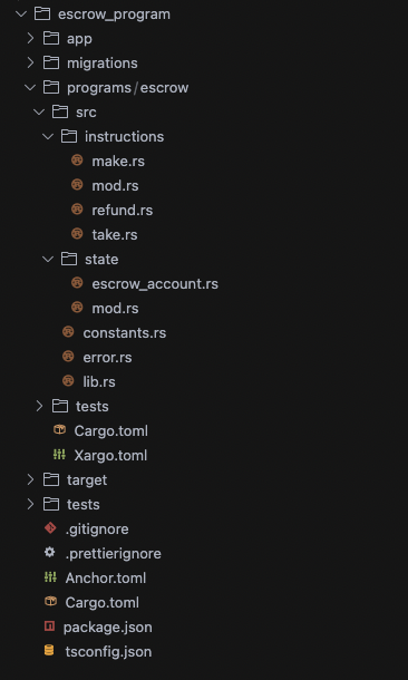 Escrow files project