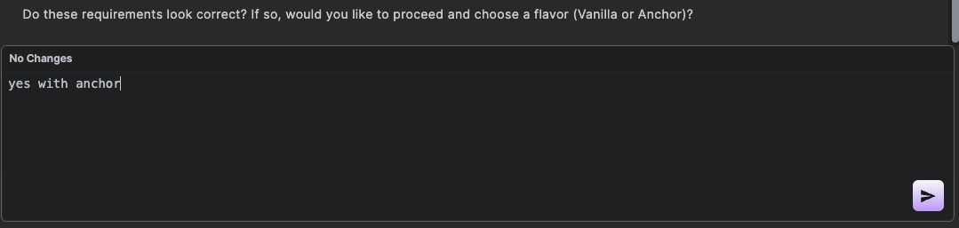 Escrow yes with anchor