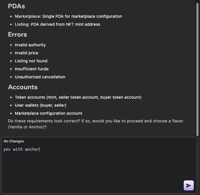 NFT Marketplace conception